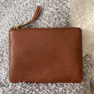 Madewell leather pouch wallet